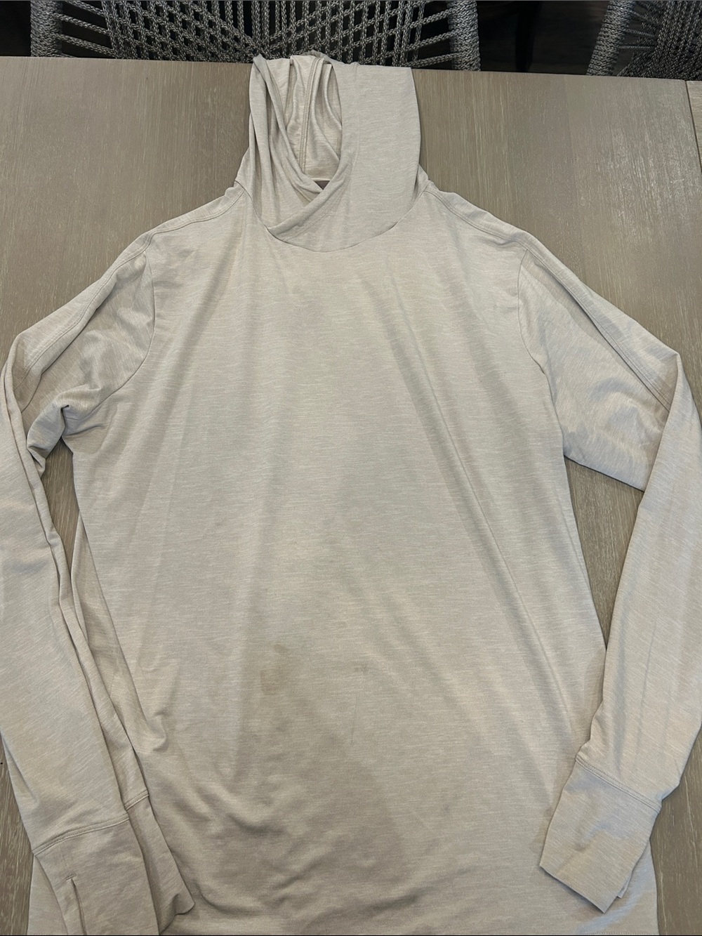 Light Gray Men’s Lightweight Hooded Sweater by REI